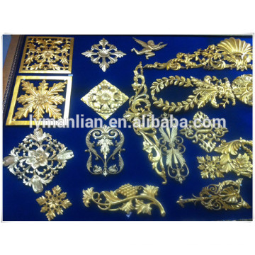 carved wood molding/crown wood mouldings/furniture use decor resin flower